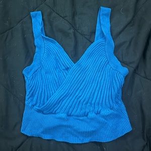 Blue cotton shirt , HAS BEEN WORN